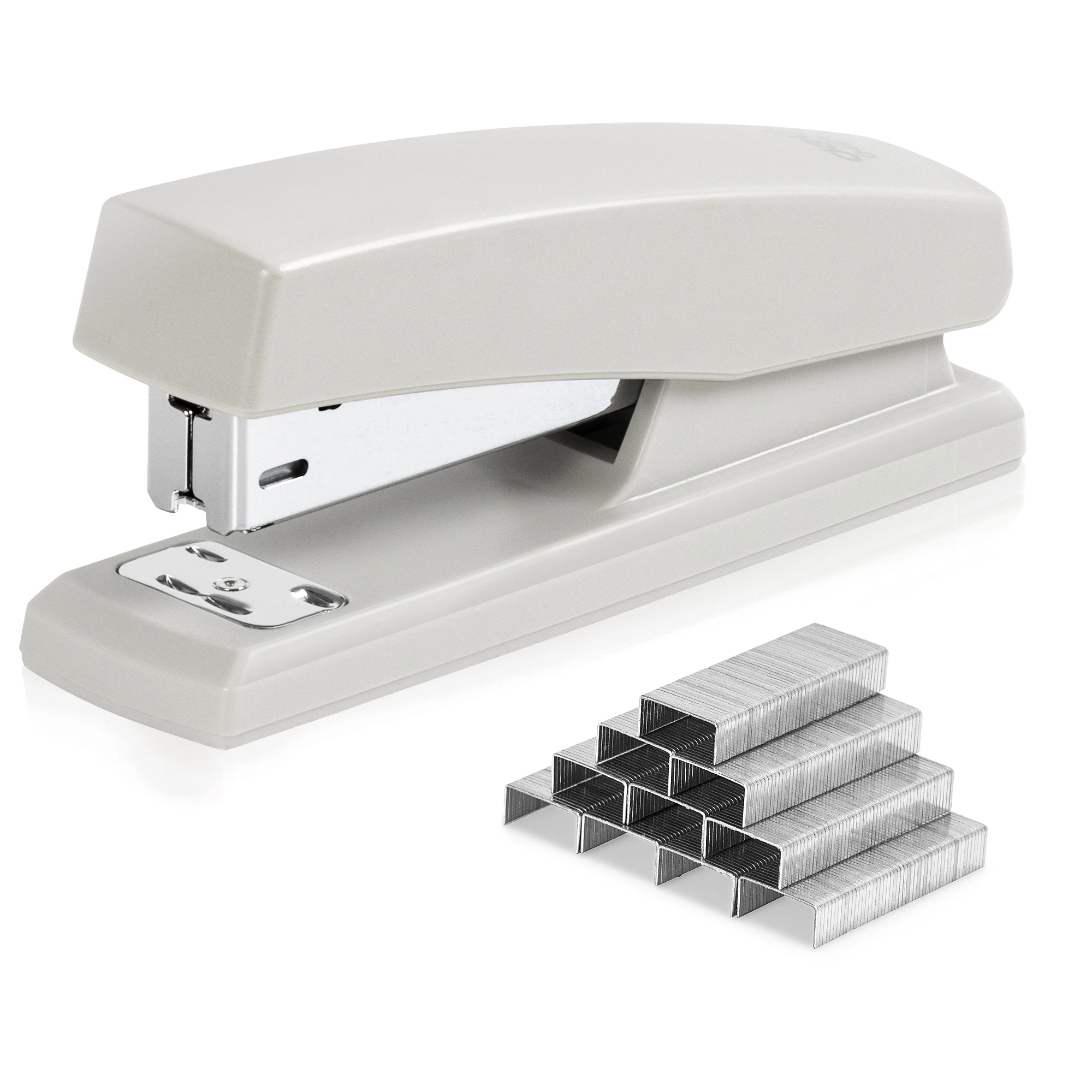 Deli Manual Desktop Stapler Easy 25 Sheet Binding Includes Staples Durable Comfort Design For Office And Stationery Supplies