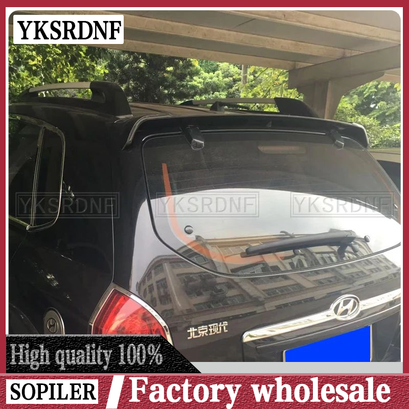 For Hyundai Tucson Spoiler 2005 2006 2007 2008 2009 2010 2011 High Quality ABS Material Car Rear Wing Primer Color Rear Spoiler