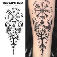 ancient symbols Temporary Tattoo,Lasts To 15 Days New Technology Magic Waterproof Semi Permanent Sticker. 1