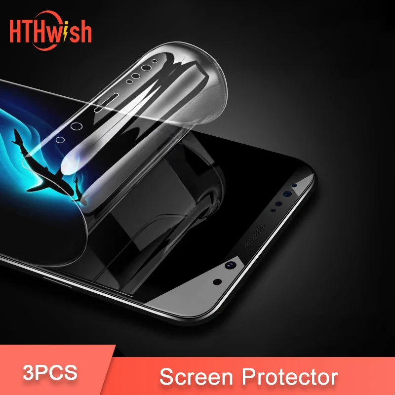 3 Pcs Hydrogel Screen Protector For Samsung Galaxy S10 S20 S9 S8 S21