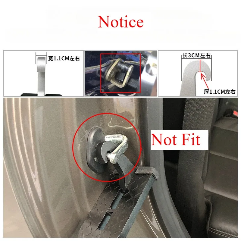 Car Universal Climbing Latch Hook Roof Door Lock Buckle Foot Pedal Off-Road Modification Multifunctional Folding Luggage Rack