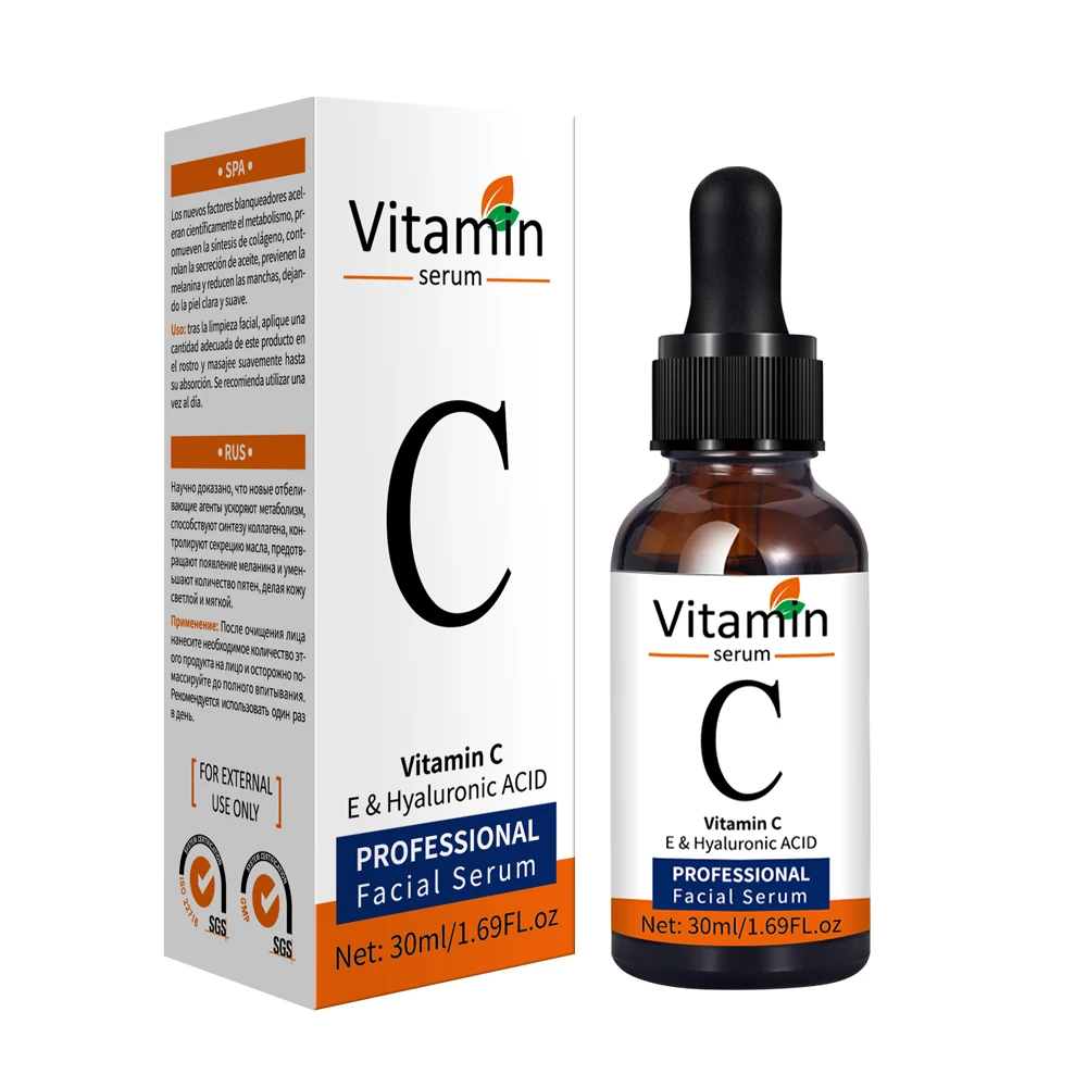 

Vitamin C Face Serum 30ml Whitening Brightening Facial Serum Moisturizing Anti-Oxidation Skin Care Essence PM6941