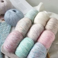 Wool Yarn Knitting Hand-knitted High-grade Worsted Woolen Wool for Cardigan Hat Sweater Mongolian Cashmere Thread 1