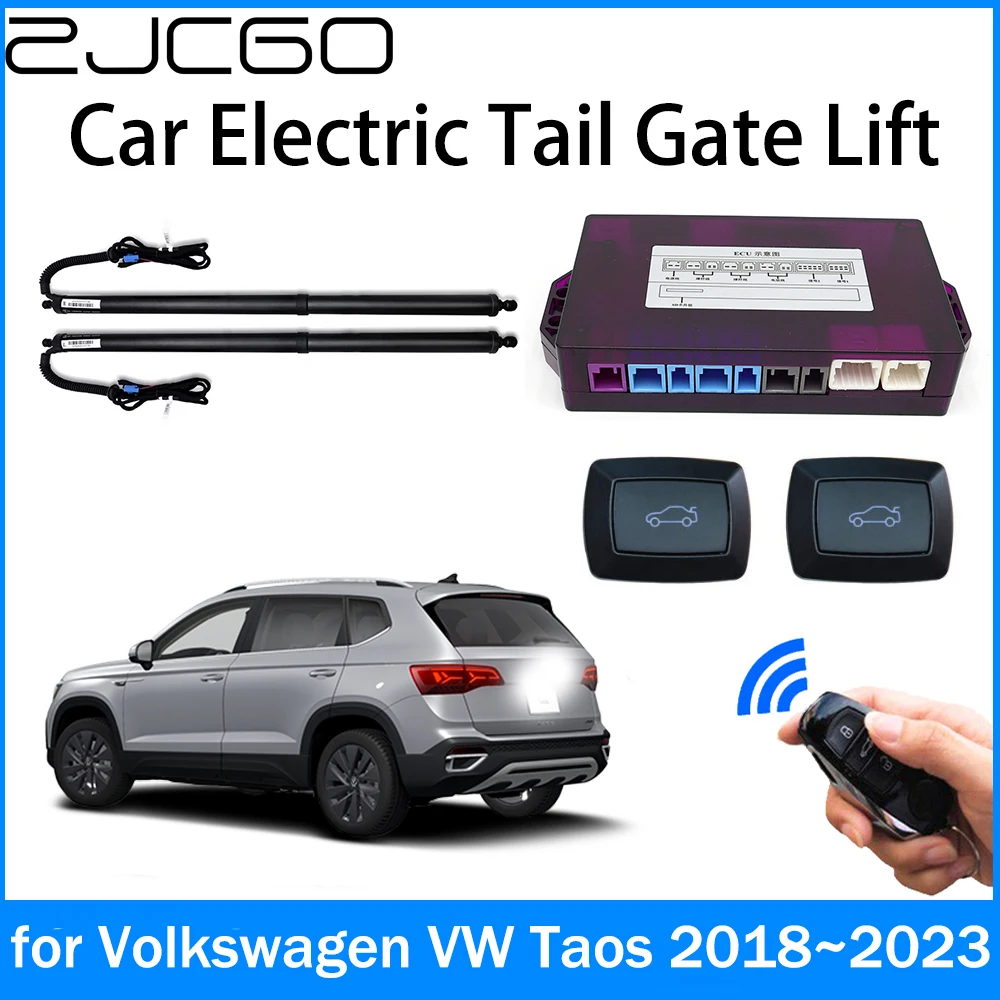 

ZJCGO Car Power Trunk Electric Suction Tailgate Intelligent Tail Gate Lift Strut for Volkswagen VW Taos 2018~2023