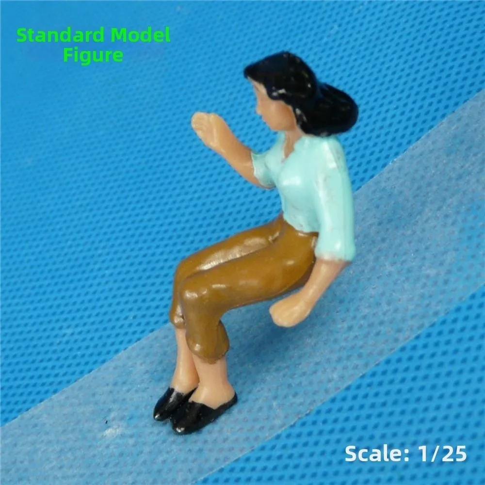 10 stücke 1:42/1:30/1:25 Skala Sand Tisch Modell Gemischte Pose Gemischte Farbe Gebäude Menschen DIY Handgemachte Simulation Menschliches Modell – Detail 10