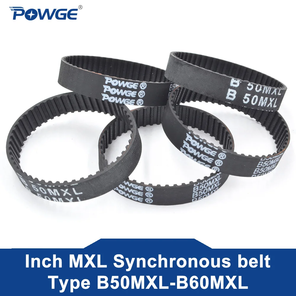 B504/B570/B638 MXL Rubber Pulley Timing Belt Close Loop Synchronous Wheel Belt 