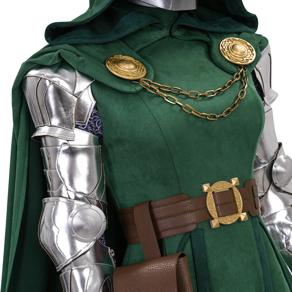 Doom Slayer Cosplay Battle Suit Costume for Women (Unofficial)