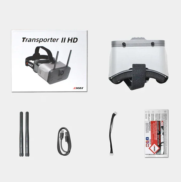 Официальные очки EMAX USA Transporter II HD FPV для HDZERO VTX thumbnail 6