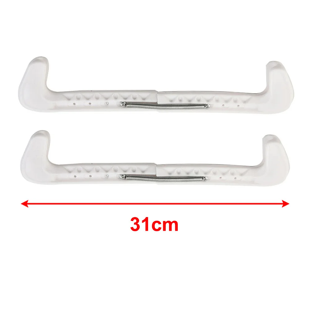 Ice Skate Protector Skates Cover Ice Skate 1 Pair Approx.31cm Plastic Adjustable Protective Hockey Skates Guards