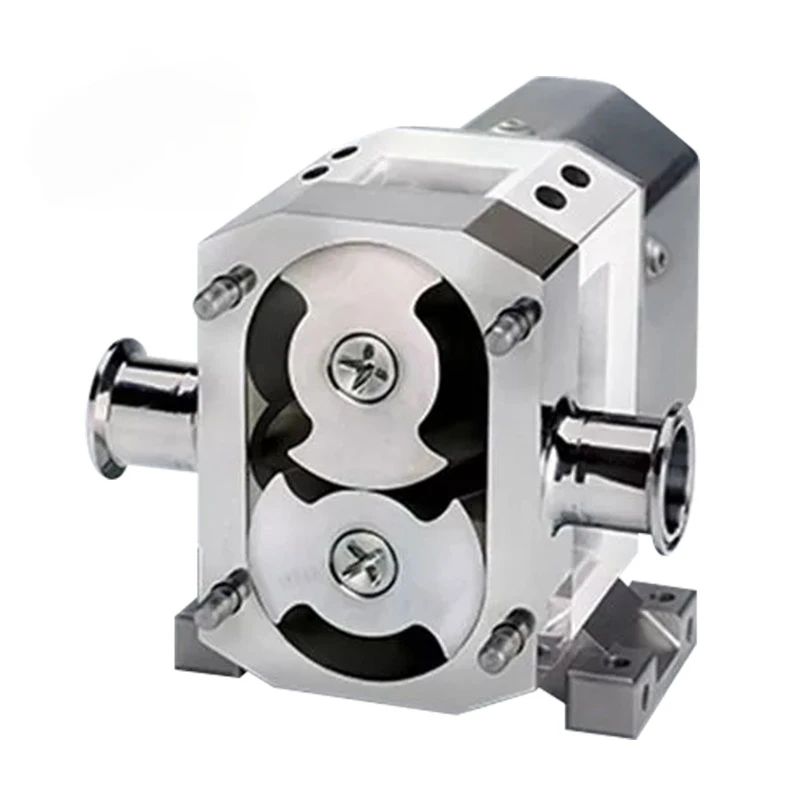 

Factory Price Stainless Sanitary Rotary Lobe Pump Food Grade Honey Chocolate Molasses Yogurt Stator Lobe Pump