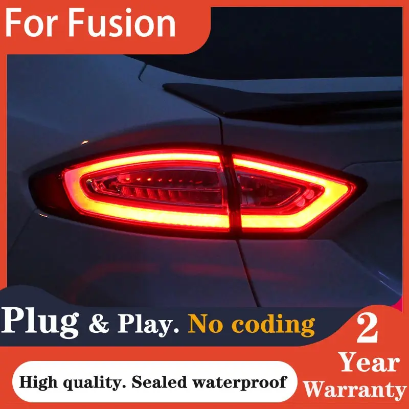 

Car Styling Taillights for Ford Fusion Mondeo 2013-2016 LED Tail Lamp LED DRL Signal Brake Reverse Auto Accessories