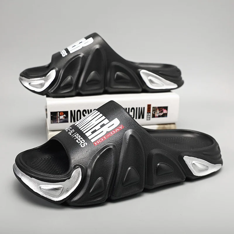 Slip Slippers for Men Αντιολισθητικές sliders Soft Foam Slipper για εσωτερικούς χώρους εξωτερικού χώρου με χοντρή σόλα_voghion.com
