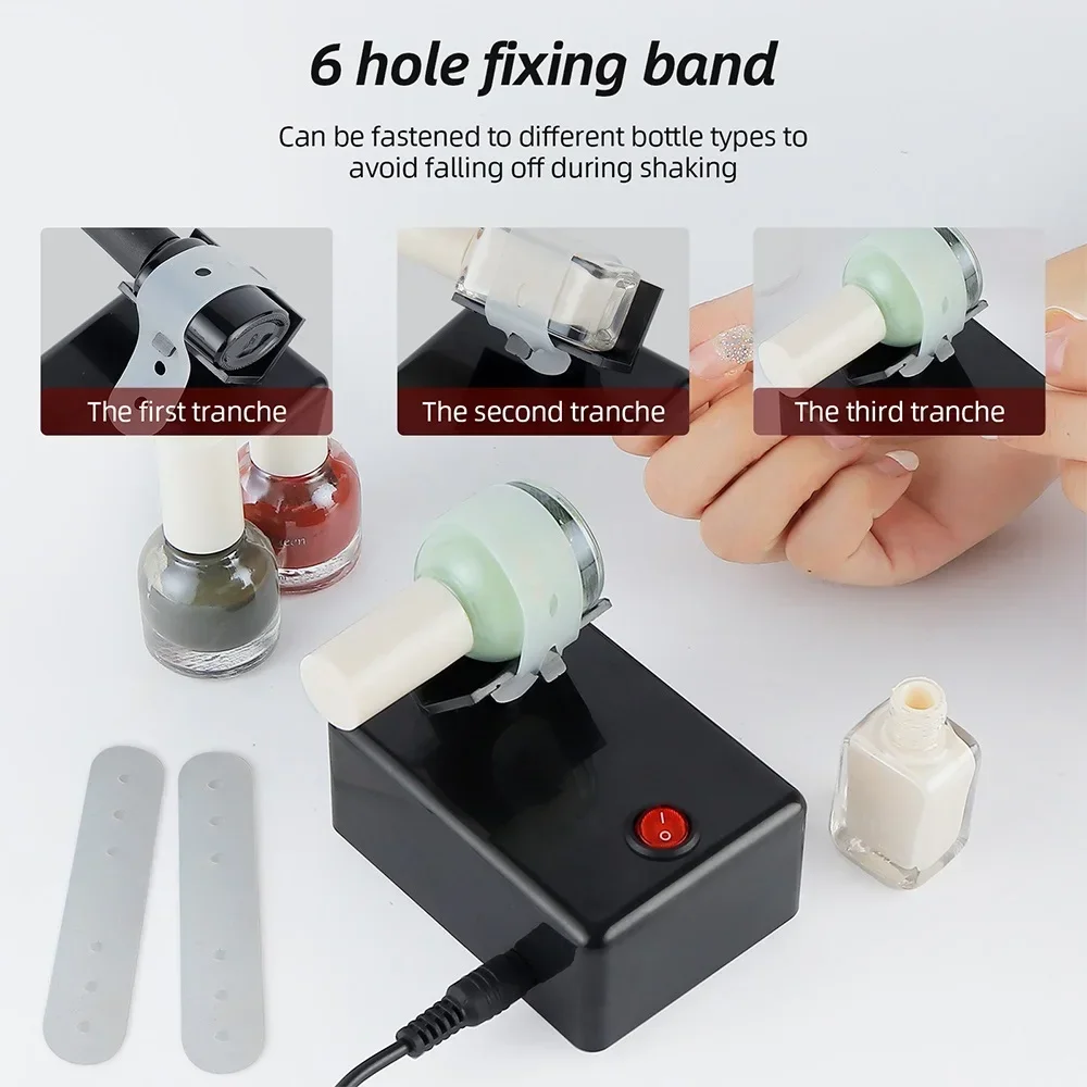 Electric Nail Polish Shaker Tattoo Ink Pigment Shaking Mixer Nail Polish UV Gel