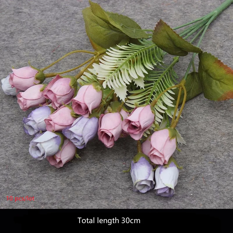 Elegant Purple Silk Floral Bouquet - Wedding & Home Decor