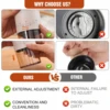 New 1500mAh Electric Coffee Grinder Externally Adjustable Type-C Charging Coffee Burr Grinder Bean Grinding Machine Coffee Maker 4