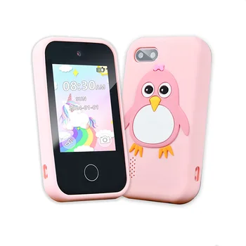 Bambini Smart Phone Giocattoli Bambini Apprendimento Giocattolo Fotocamera HD IPS Touch Screen Lettore musicale MP3 Giocattolo educativo Ragazzo Ragazza Regali di compleanno