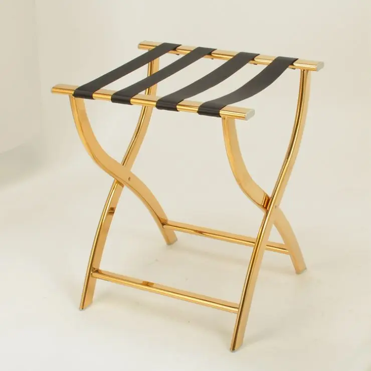 2019 Hot Selling Wood Folding Luggage Rack For Hotels