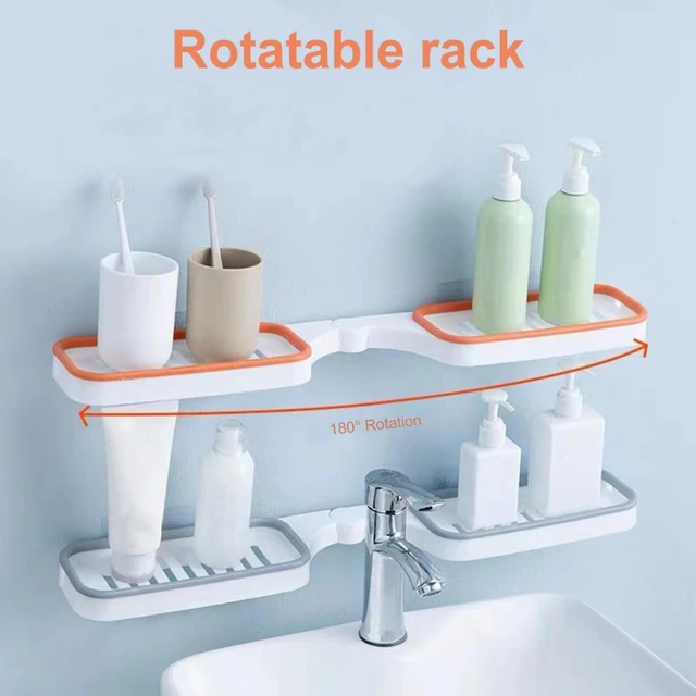 HOShelf-Étagère de bain et de douche sans perçage, étagère d'angle noire,  rangement de bain, accessoires T1 - AliExpress