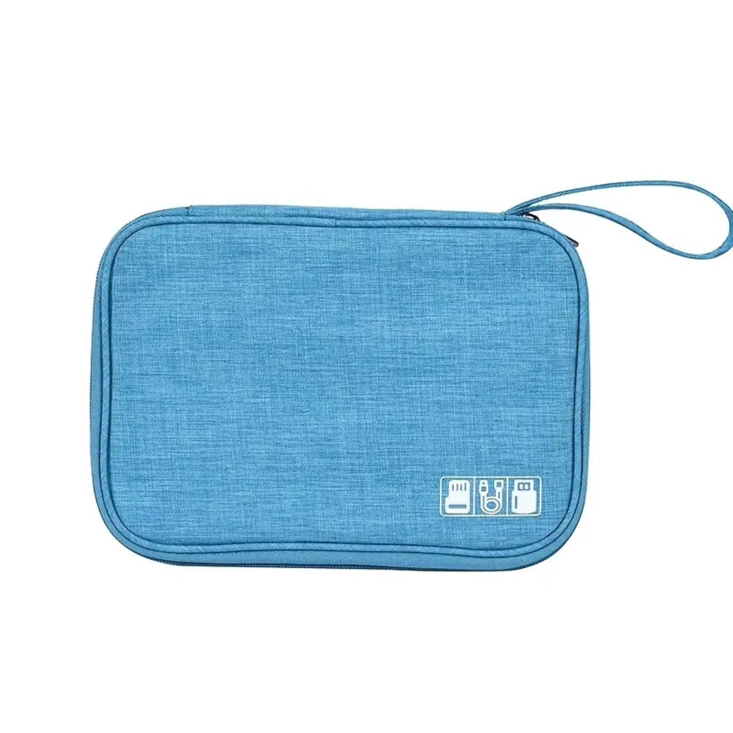 Durable Waterproof Portable Travel Organizer for Electronics-Dustproof Cord Storage Bag with Multiple Pockets-Convenient Ele