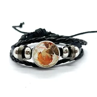 Project SEKAI Anime Shinonome Akito Vivid BAD SQUAD Leather Bracelets Multilayer Braided Bracelets Bangles Handmade Jewelry Gift 2