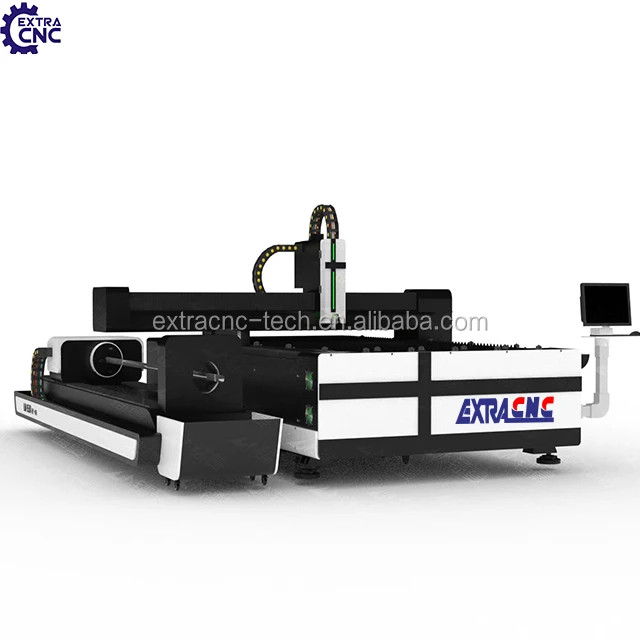 

3015 1000w 2kw 4kw cnc fiber laser cutting machine metal tube for both stainless steel sheet fiber laser cutting machine price