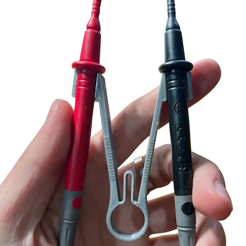 Clip de sondes de compteur ergonomiques, support de Test de sonde multimètre, outil de serrage, alimentations électriques, outil de réparation à une main