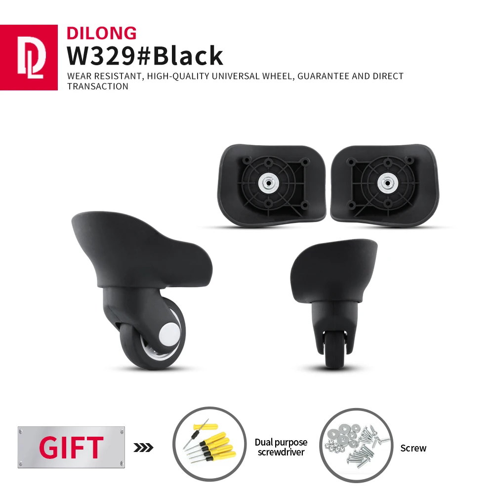 

Колесо для багажа на колесиках, аксессуары, универсальные детали для колес, колесо для багажа на колесиках, сменный бесшумный универсальный колесо