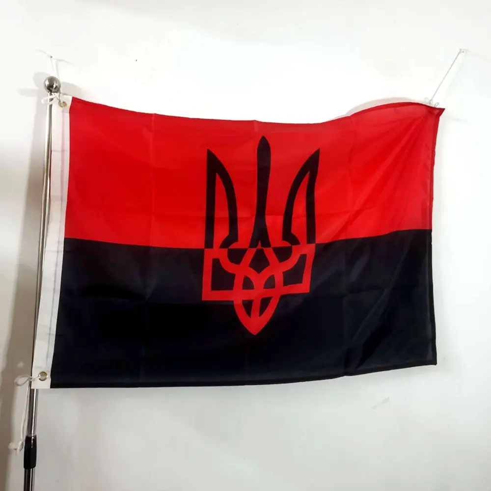 Ucraina Slava Ukraini Army Coat Army Arms Ucraina Red Ua 90X150Cm Poliestere