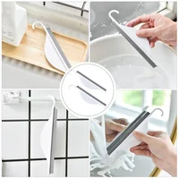 2 Pcs Wiper Bathroom Wiper Glass Squeegee Shower Door Cleaning Silica Gel Plastic Mirror Screen Tool 2