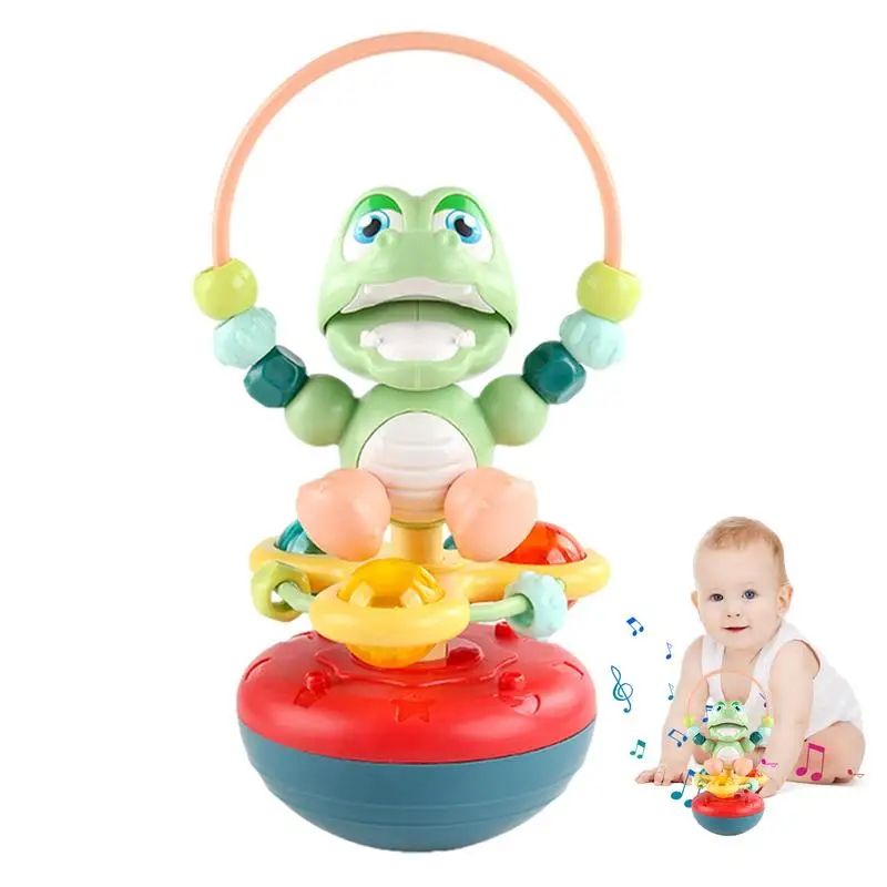 

Teething Rattle Toys Grinding Sensory Teether Toy Hand Pacifier Teething Toy With Cute Animal Shapes Hand Grip Toys For Kids