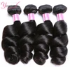 Younsolo Loose Wave Bundles Brazilian Human Hair Loose Weave Bundles 1/3/4/Pcs Lot Natural Black Human Hair Extensions For Woman 3