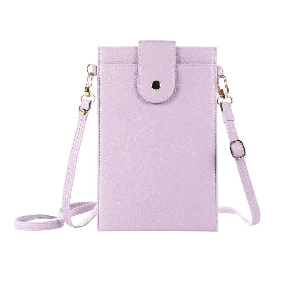 Women's Stylish PU Leather Crossbody Bag - Compact Shoulder Purse & Card Holder