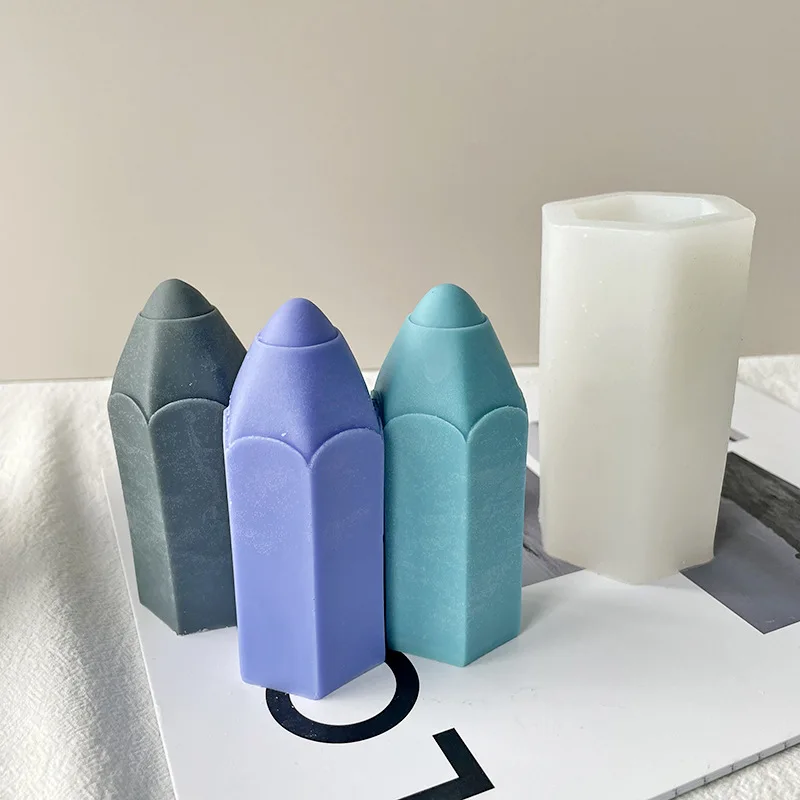 Bleistift Kerzenform Aus Silikon - Für Kerzen, Seife & Handwerk