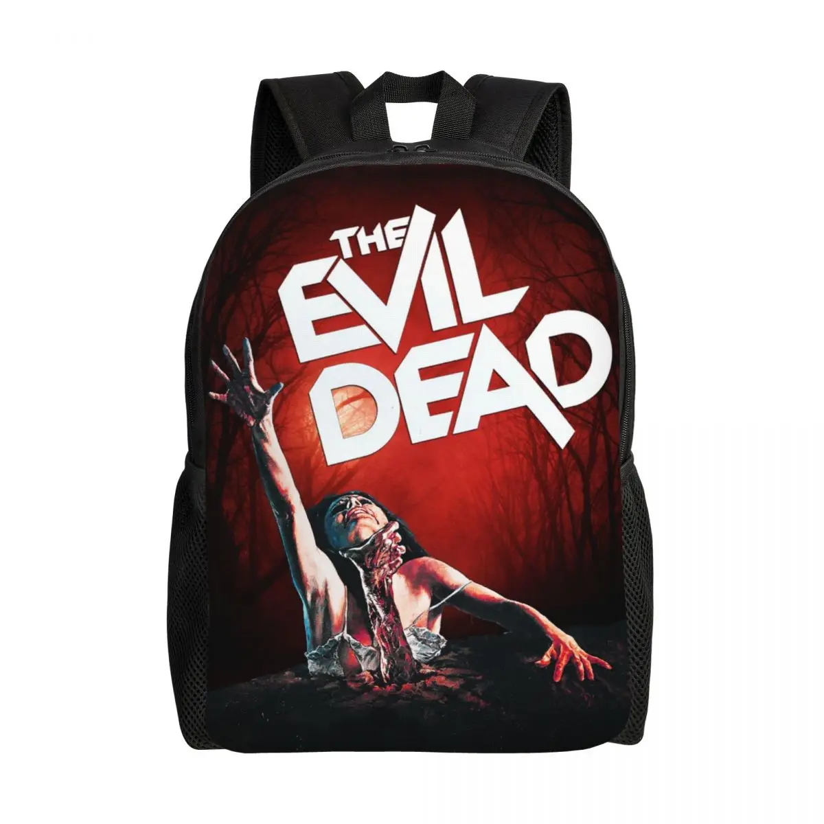 

Evil Dead Travel Backpack Women Men School Laptop Bookbag Supernatural Horror Movie College Student Daypack Bags