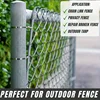 100pcs Metal Zipper Ties,304 Stainless Steel Heavy Duty Multi-Functional Self-Locking Cable Ties for Machinery, Farms, Roofing 4