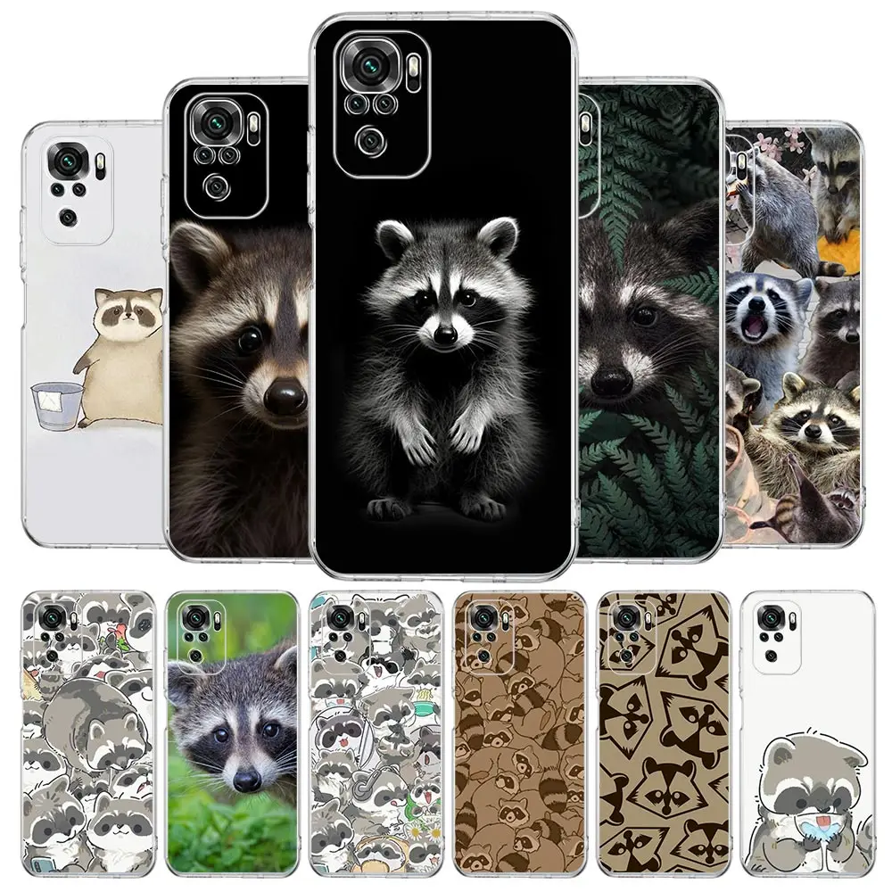 Clear Soft Phone Case with Mapache Design