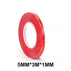 Heavy - Duty Clear Waterproof Double - Sided Mounting Tape with Original Packaging (5mmX3M 4910)