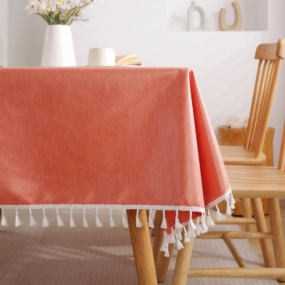 

Japan and Korea Imitation Cotton Linen Household Rectangular Table Cloth Small Fresh Tea Table Mat