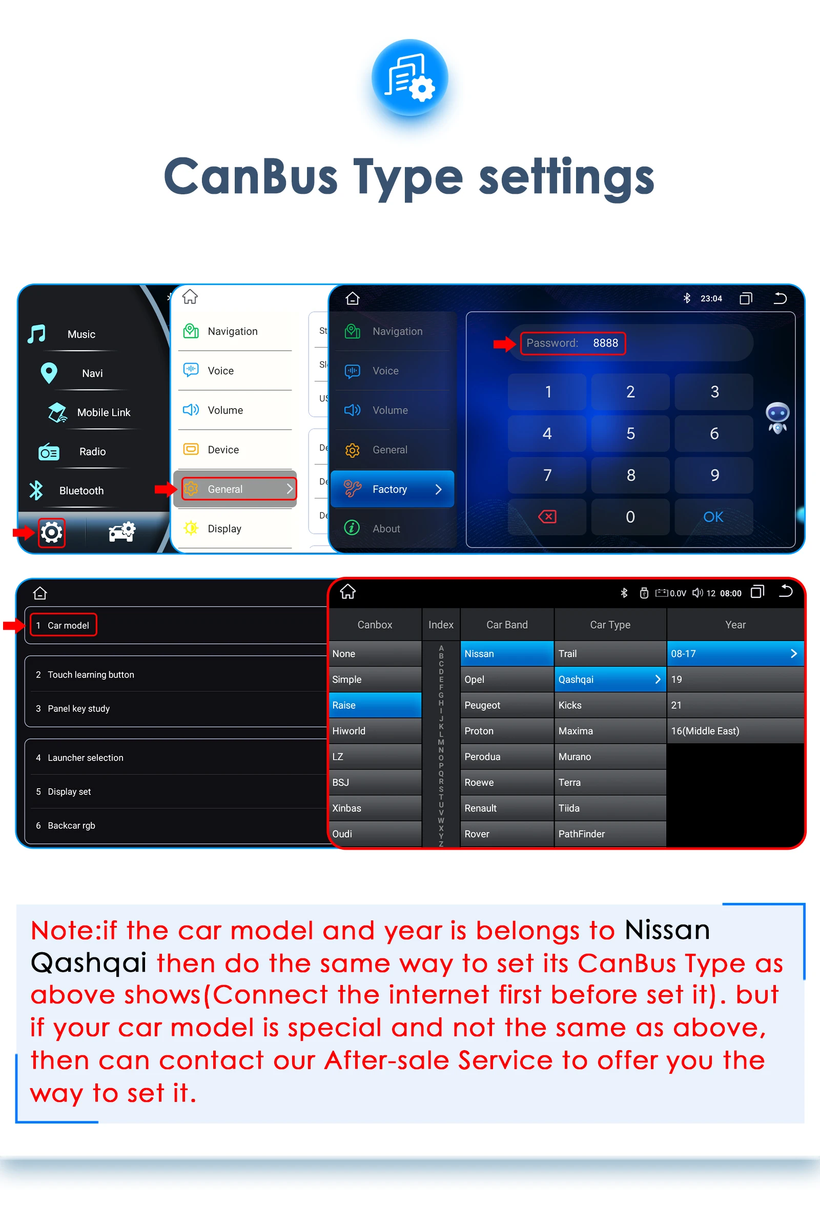 4G Wireless Carpay Android Auto Car radio for Nissan Qashqai J10 2006 - 2013 multimedia player 8581 8Core Autoradio GPS Stereo – Detail 32