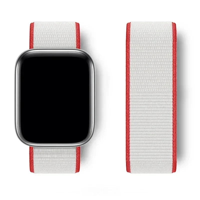 thumbnail image 1 of Correa de nailon para Apple Watch Ultra-2 de 49 mm, 44 mm, 40 mm, 45 mm y 41 mm, pulsera Sport Pride, correa para iWatch Series 9, 8, SE, 7, 6, 5, 4 y 3, 1 of 5