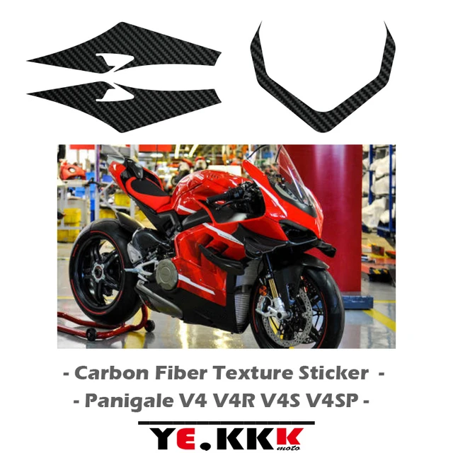 For Ducati Panigale V4 V4S V4R V4SP New Carbon Fiber Textured Fairing  Sticker Decal Head Shell High-quality - AliExpress