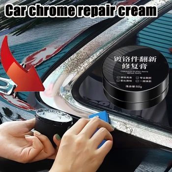 Pasta di riparazione cromata per auto Distintivi galvanici Parti decorative Rimozione ruggine Lucidatura Strumenti di ristrutturazione dell'ossido di alluminio 1