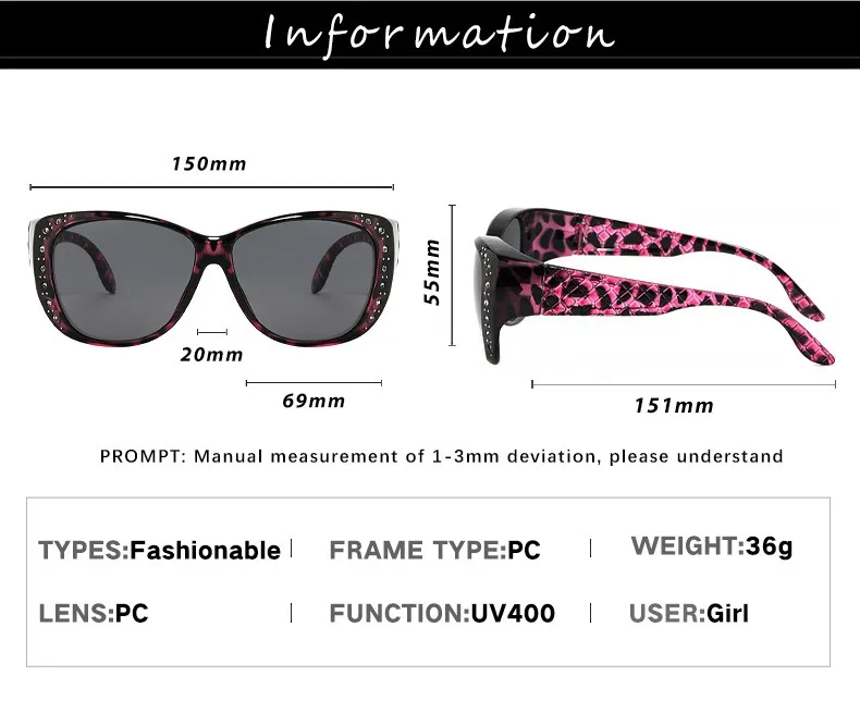 Europäischer und Amerikanischer Neuer Stil Retro Mode Diamantbesetzte Sonnenbrille für Damen, Trendige Übergroße Rahmenform zur Gesichtsverschönerung – Detail 8