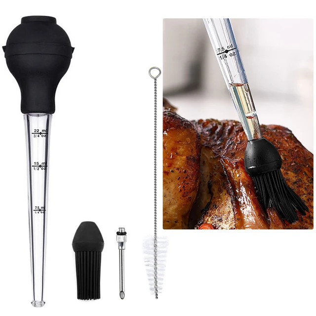 Törökország Basszikus Olajcsepp Főző Csirkeolaj Cseppcsepp Bbq Élelmiszer -Baster Baster Fejányok Pupuce Cső Konyhaszerszámok