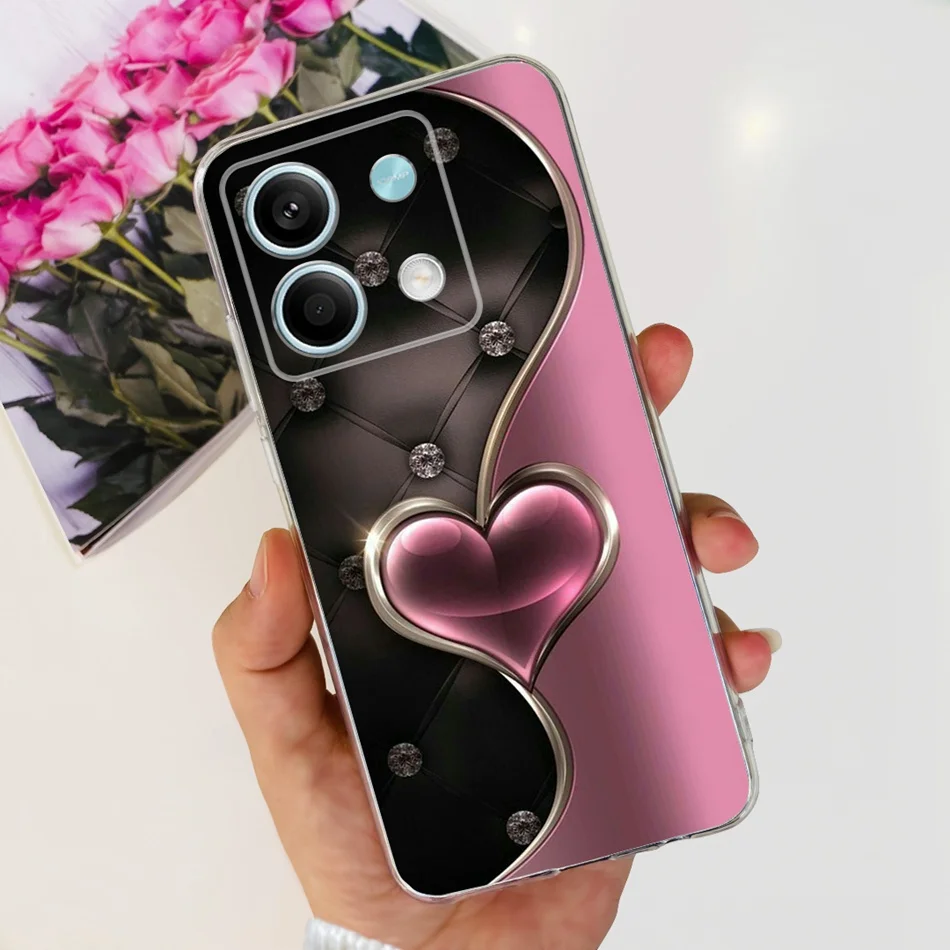 Elegant Printing Soft Silicone TPU Slim Phone Back Cover
