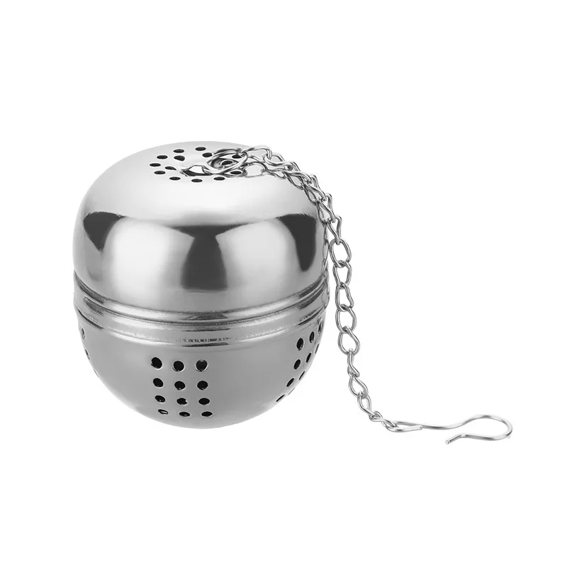 Description Picture 4 of itemStainless Steel Tea Leaf Infuser Strainer Spice Mesh Sieve for Brewing Teapot Tea Filter Seasoning Ball Kitchen Accessories