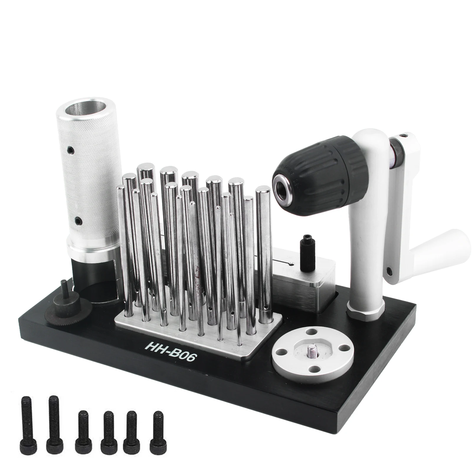 Professional Stainless Steel Manual Jump Ring Maker Machine with 20 Mandrel Accessories  Essential Jewelry Tool for Jewelry Make