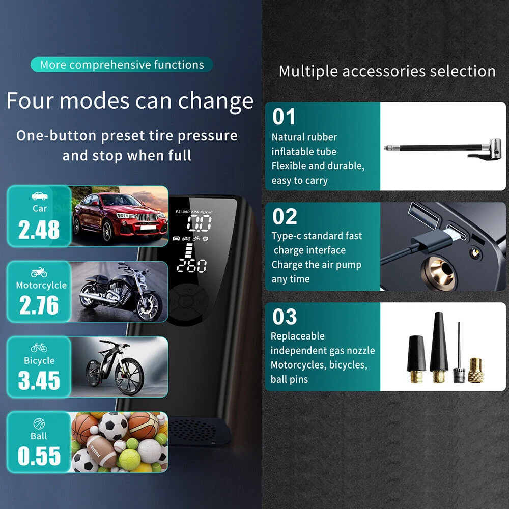 ������ �ڵ��� ���� �����, ���� ���� Ÿ�̾� ��â�� ����, �������, ������, �ڵ��� Ÿ�̾� ��, 8000mAh, 12V, 150PSI