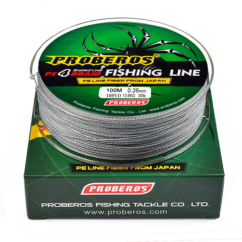 Generic Pro Beros 4 Strand 100m Pe Braided Fishing Line Japanese