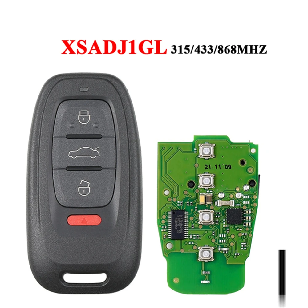 Xhorse XSADJ1GL VVDI 754J Smart Key for Audi A6L Q5 A4L A8L For VVDI BCM2 Adapter
